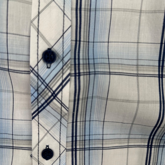 MACHINE custom co. Short Sleeve‎ Button Down Shirt Size Large - Picture 4 of 5